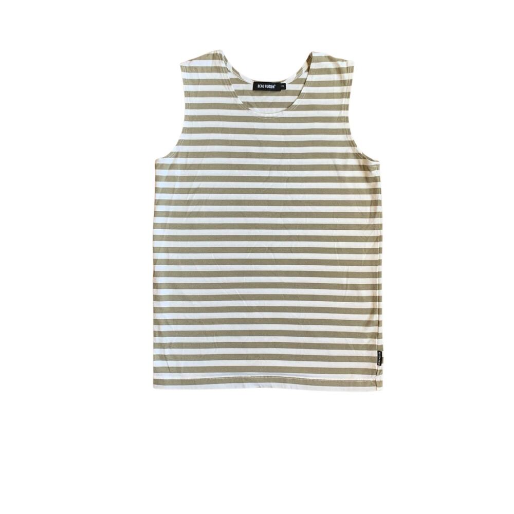 Beau Hudson striped sleeveless top